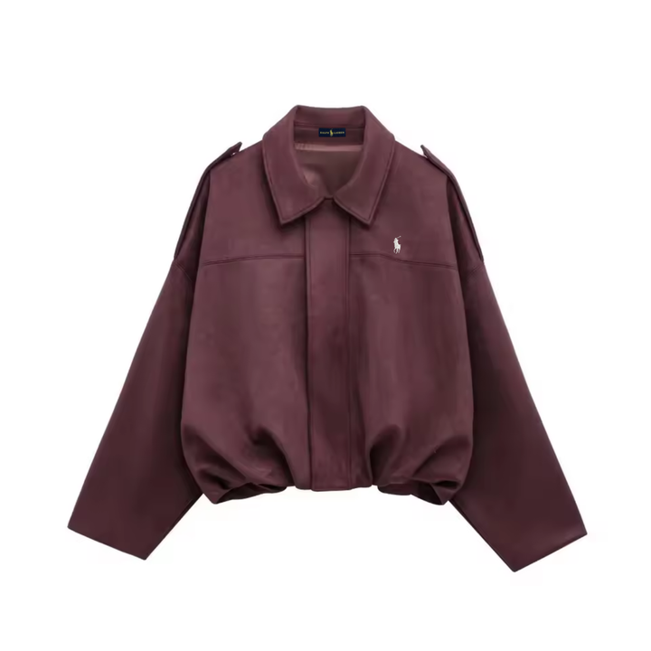 Classic Suede Bomber Jacket - Clearance Sale