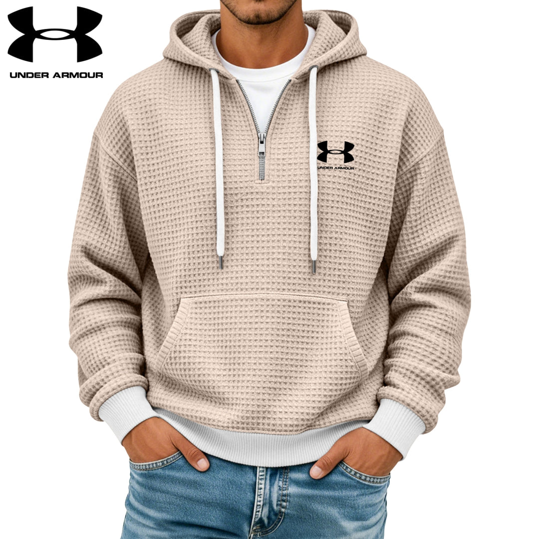 Textured Half-Zip Hoodie || CLEARANCE SALE