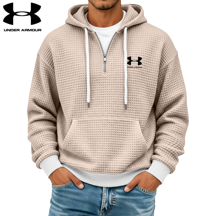 Textured Half-Zip Hoodie || CLEARANCE SALE
