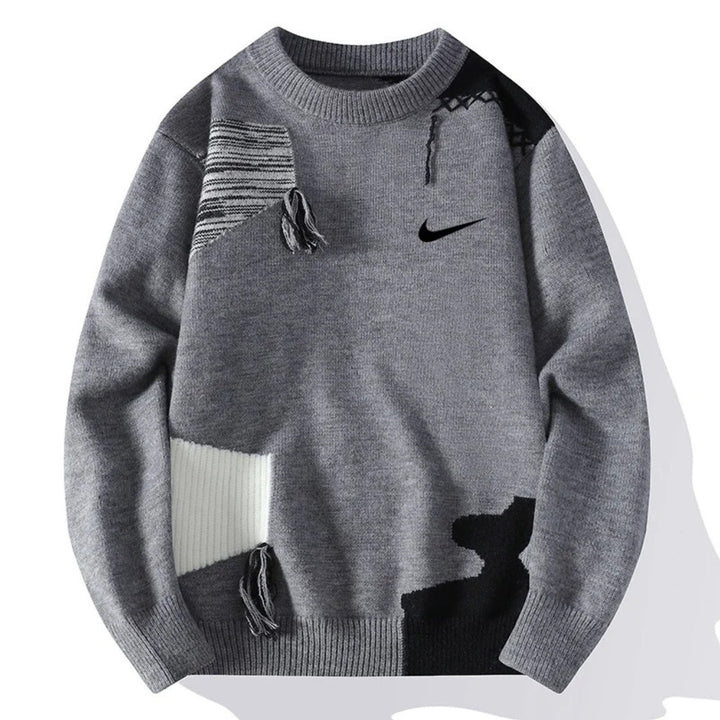 Textured Patchwork Sweater - CLEARANCE SALE
