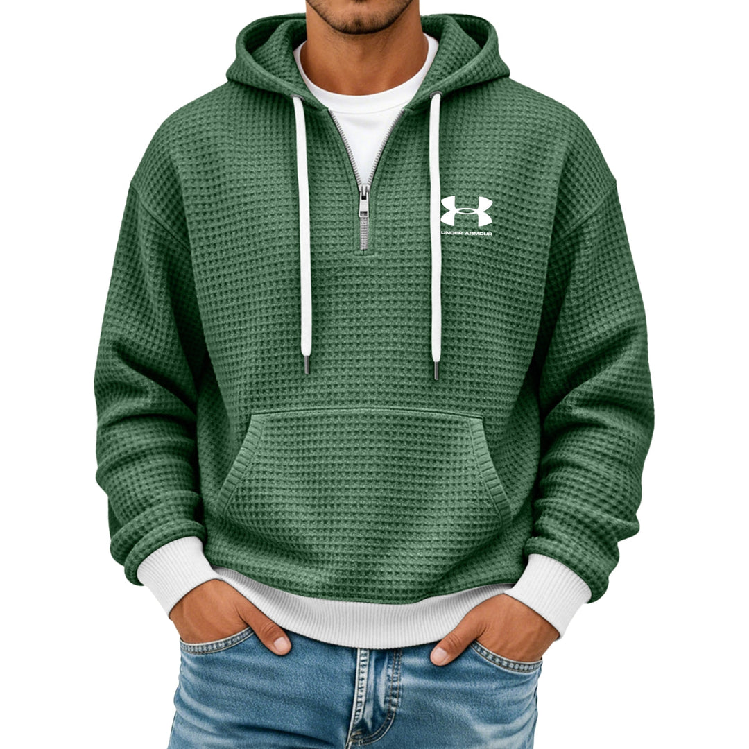Textured Half-Zip Hoodie - CLEARANCE SALE