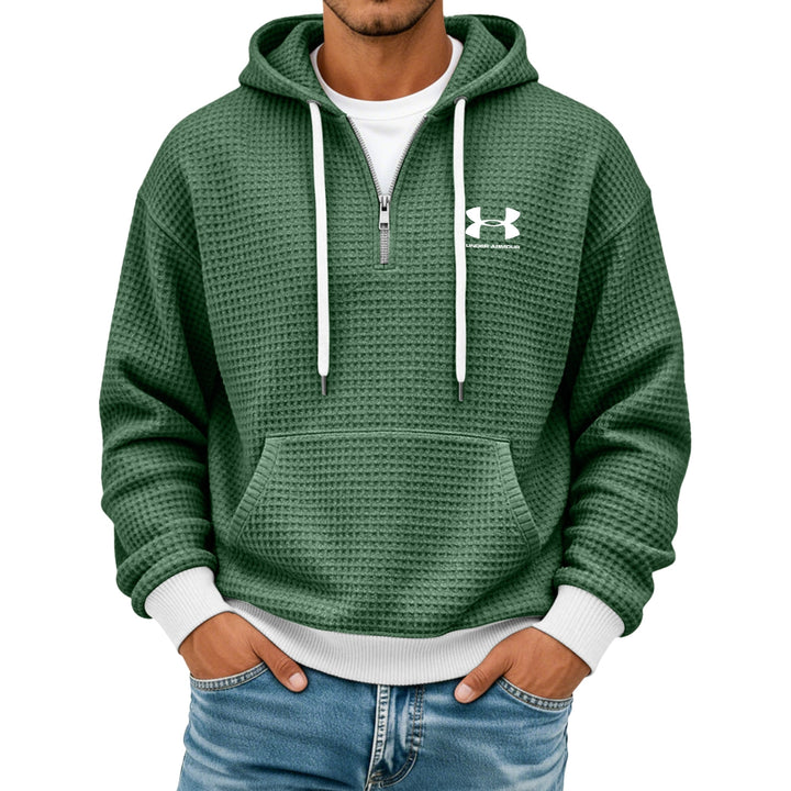 Textured Half-Zip Hoodie - CLEARANCE SALE