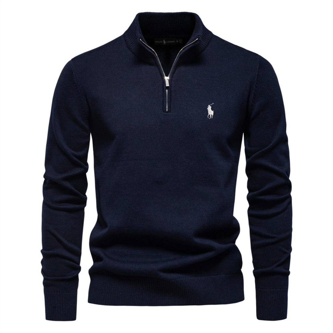 Premium Half-Zip Knit Sweater - Clearance Sale