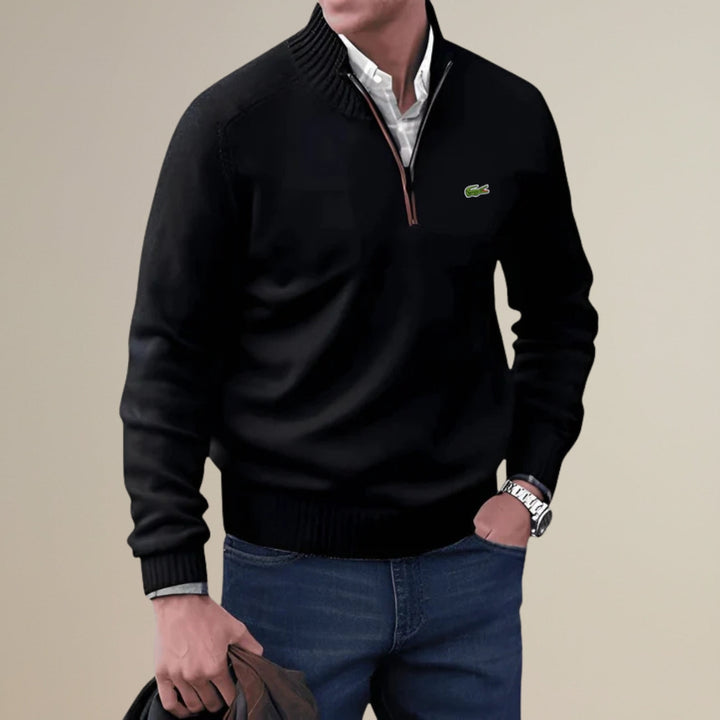 Knitted Half-Zip Sweater - Clearance Sale