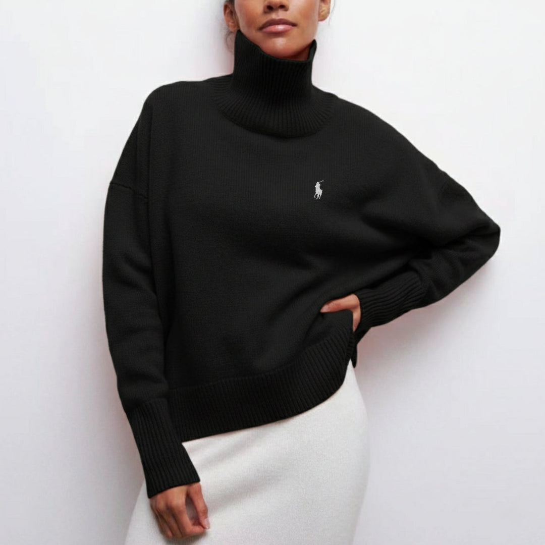 Soft Knitted Turtleneck Sweater || Clearance Sale