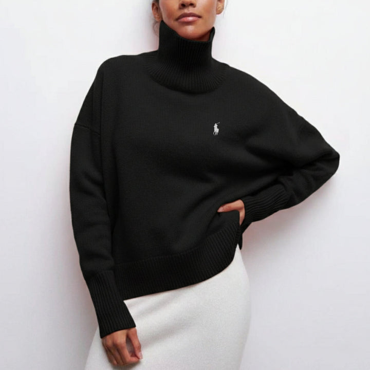 Soft Knitted Turtleneck Sweater || Clearance Sale