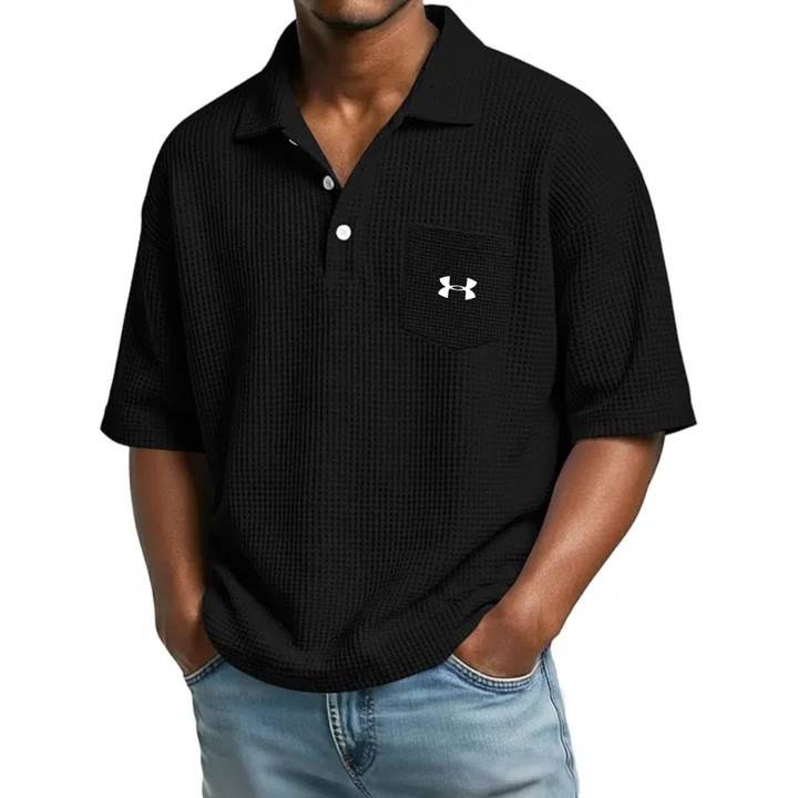 Textured Short-Sleeve Polo - Clearance Sale