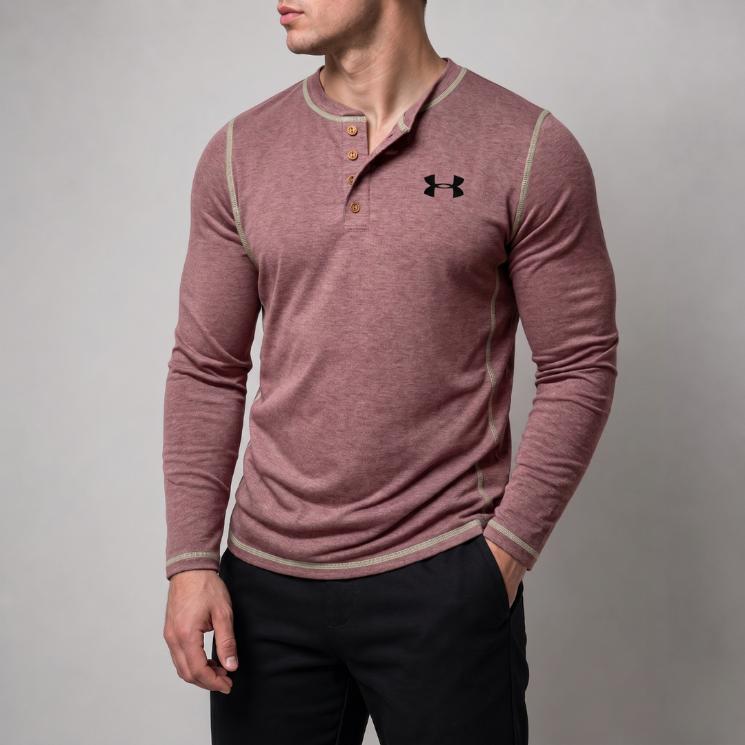 Long-Sleeve Henley - Clearance Sale
