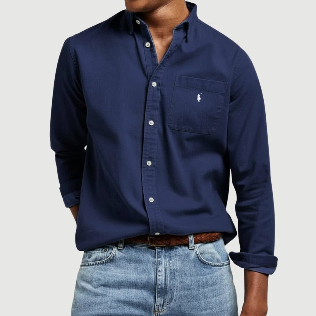 Linen Button-Up Shirt - CLEARANCE SALE