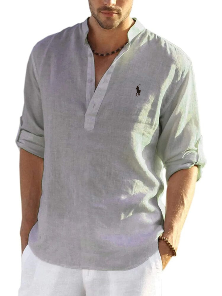 Relaxed Linen Style Shirt - Clearance Sale