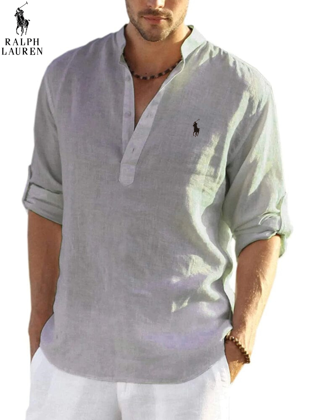 Relaxed Linen Style Shirt || Clearance Sale