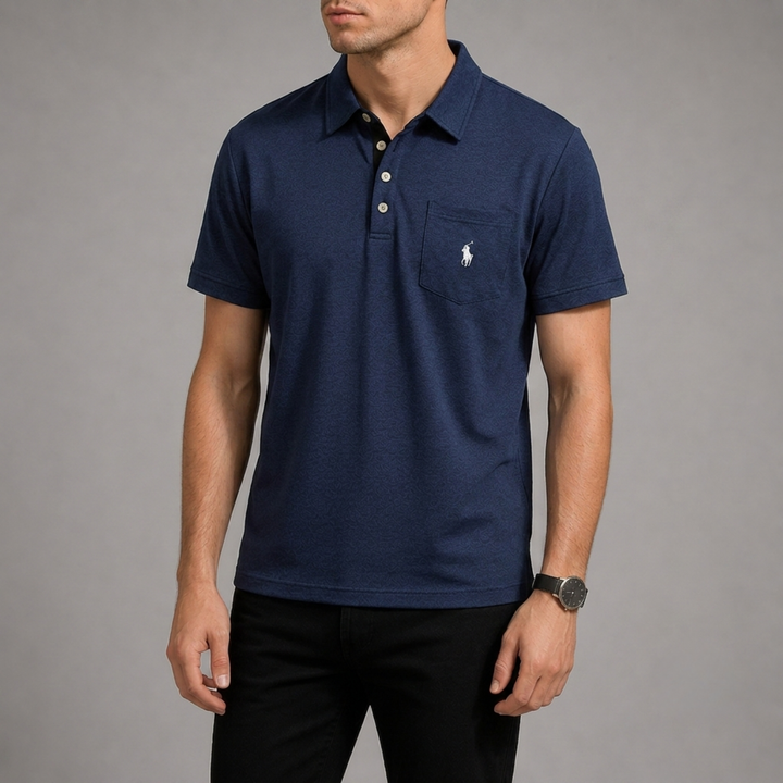 Textured Piqué Pocket Polo - Clearance Sale