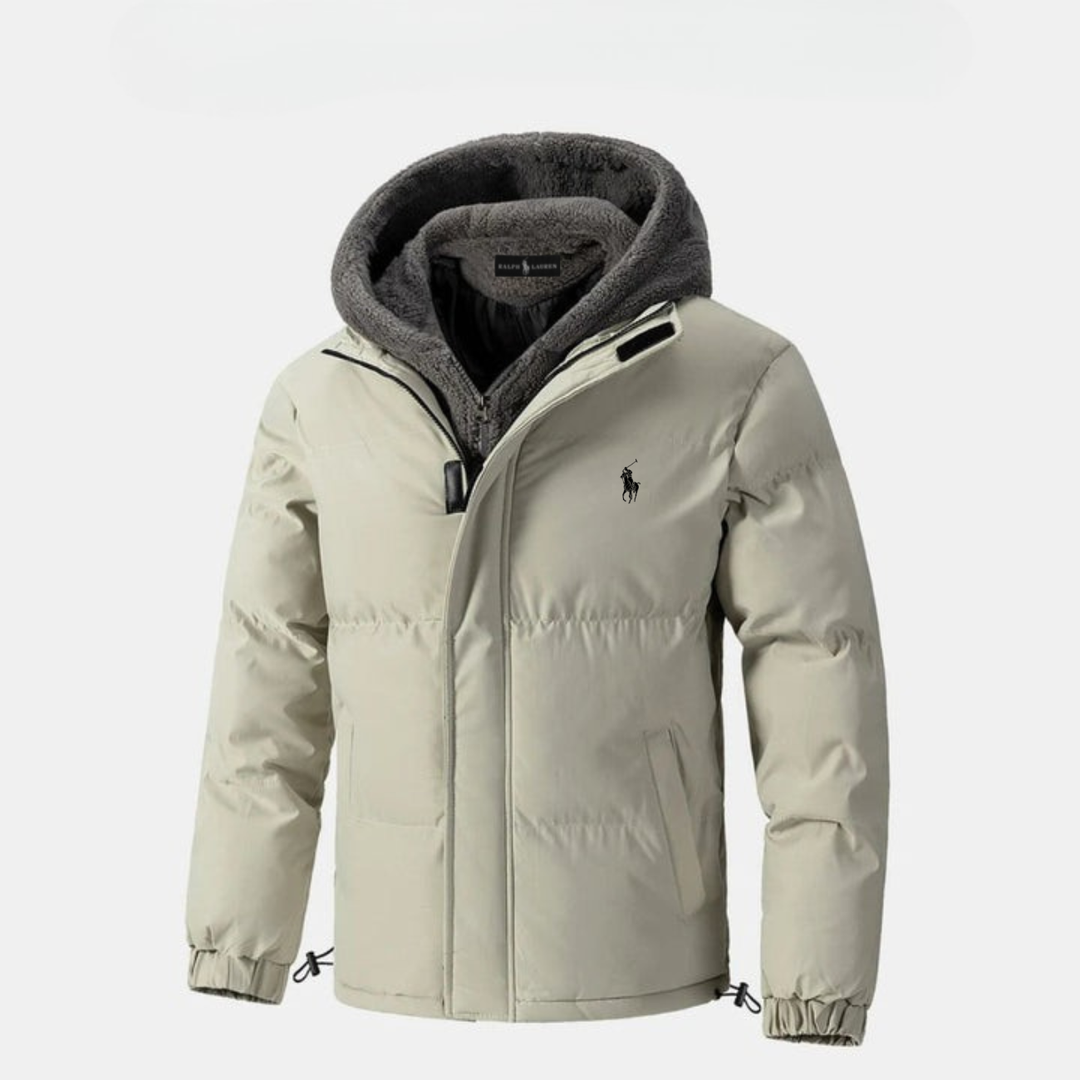 Padded Winter Jacket with Fleece Hood || CLEARANCE SALE