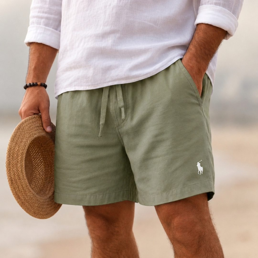 Essential Linen-Blend Shorts - Clearance Sale