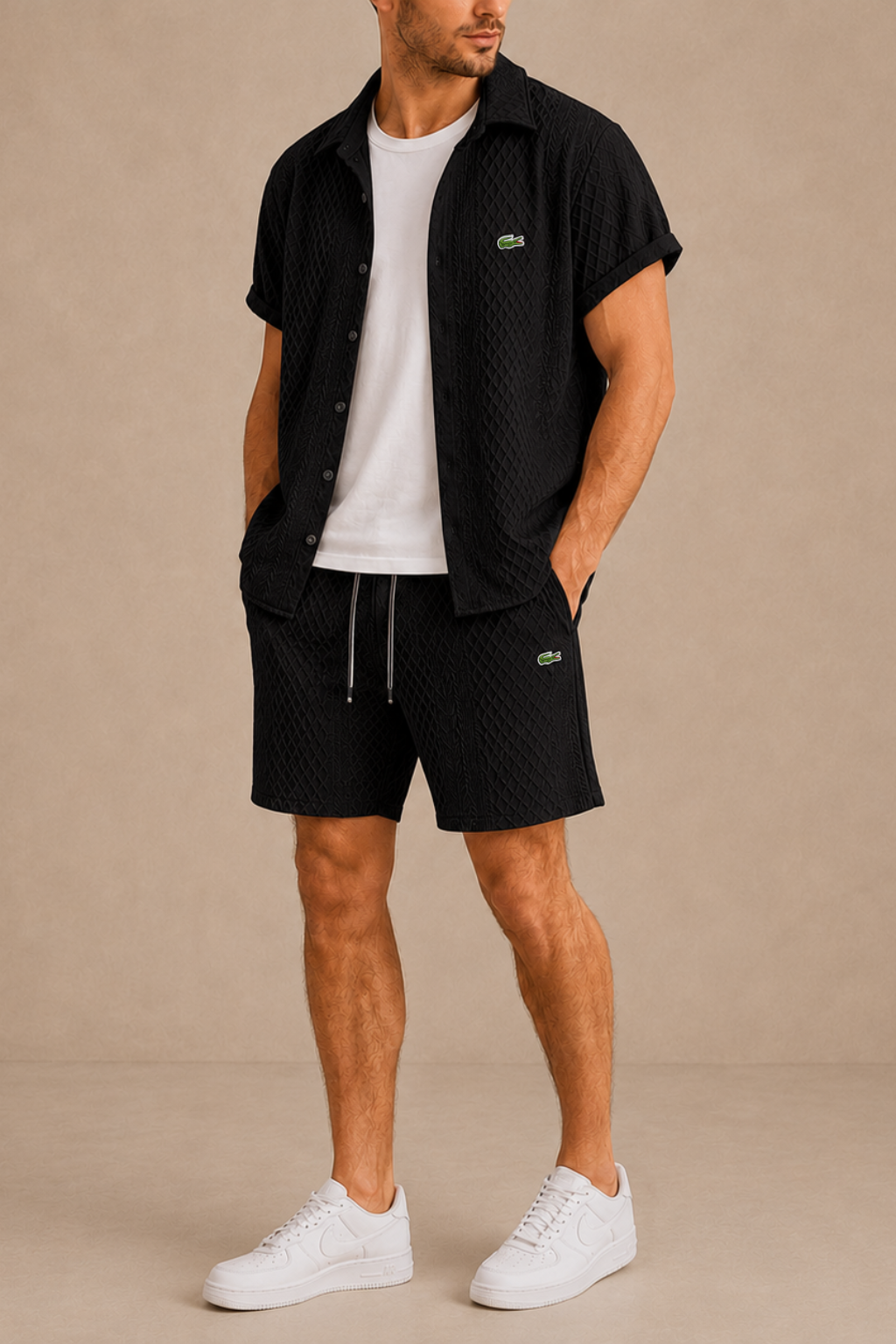 Summer Knit Shirt and Short Set - Clearance Sale