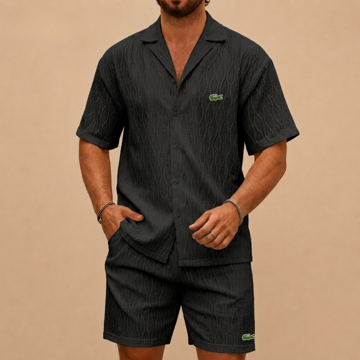 Textured Resort Casual Set - Clearance Sale