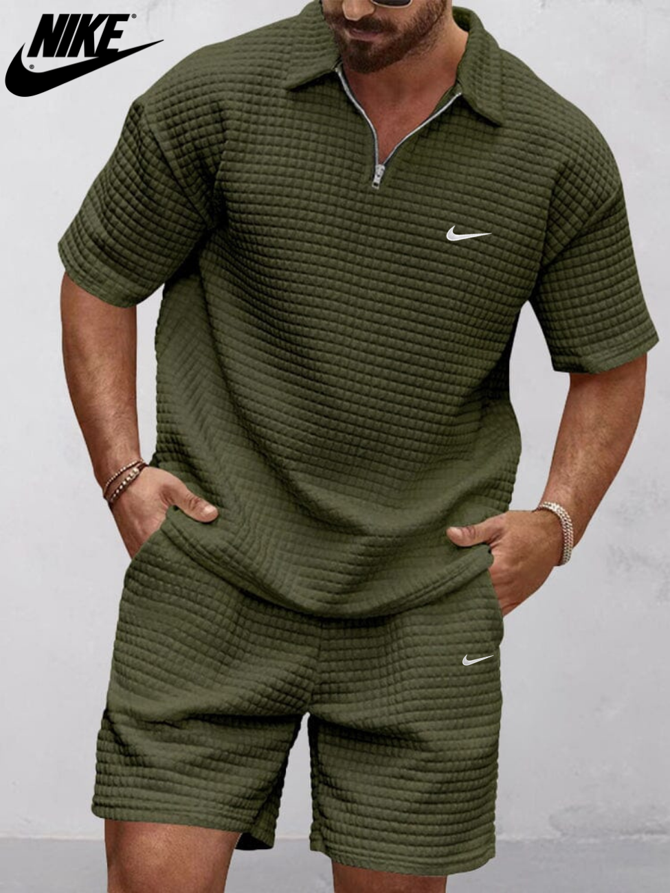 Urban Quaffle Quarter-Zip Set || Clearance Sale