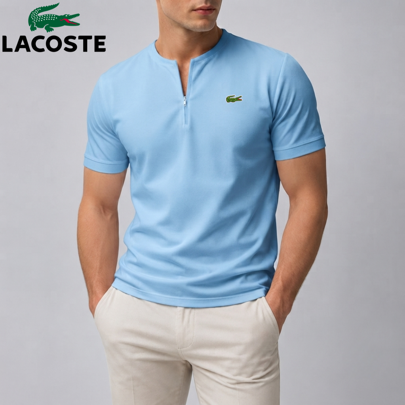 Quarter-Zip Henley || Clearance Sale