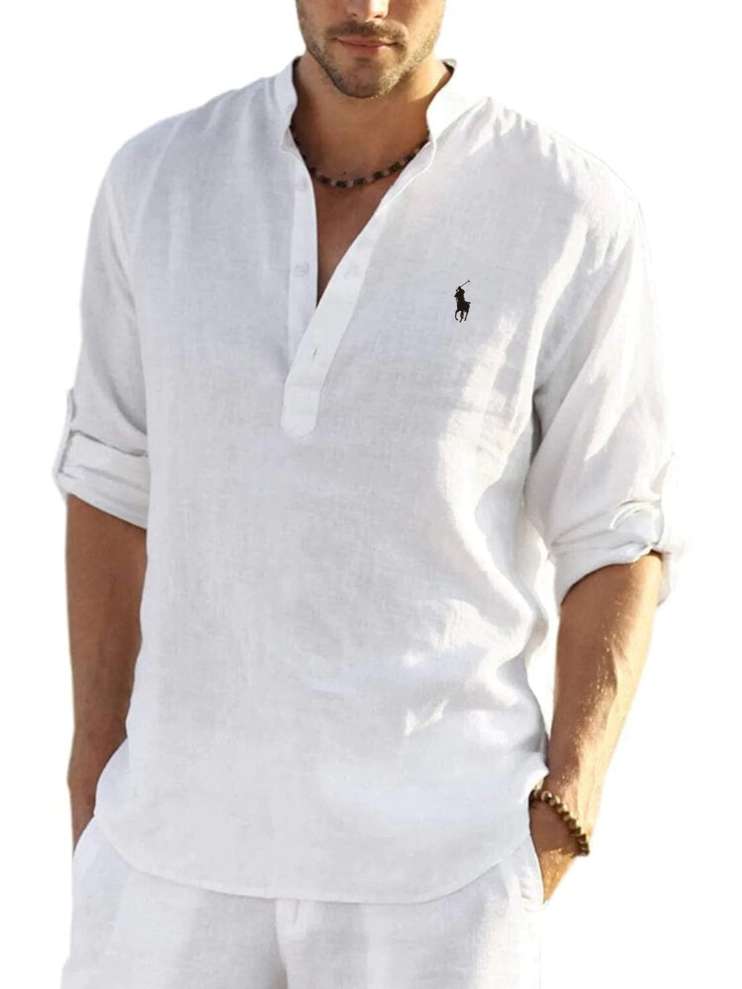 Relaxed Linen Style Shirt - Clearance Sale