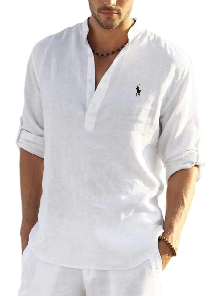 Relaxed Linen Style Shirt - Clearance Sale