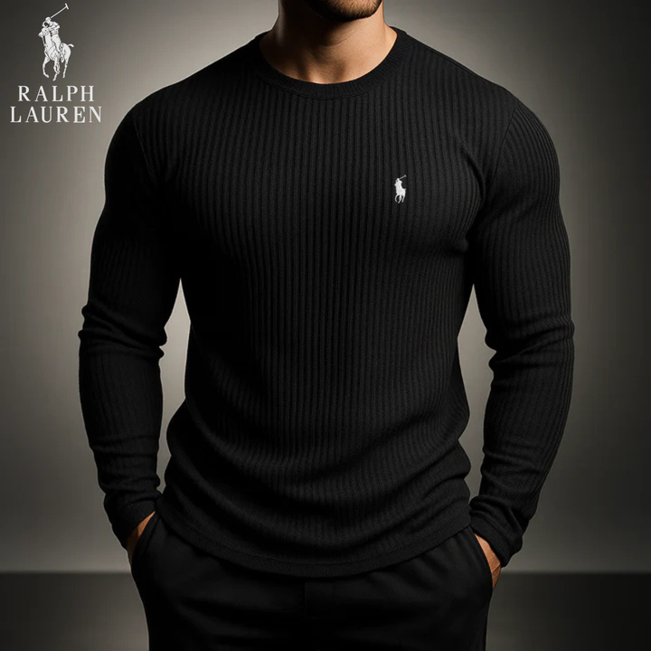 Ribbed Performance Long-Sleeve Knit || Clearance Sale