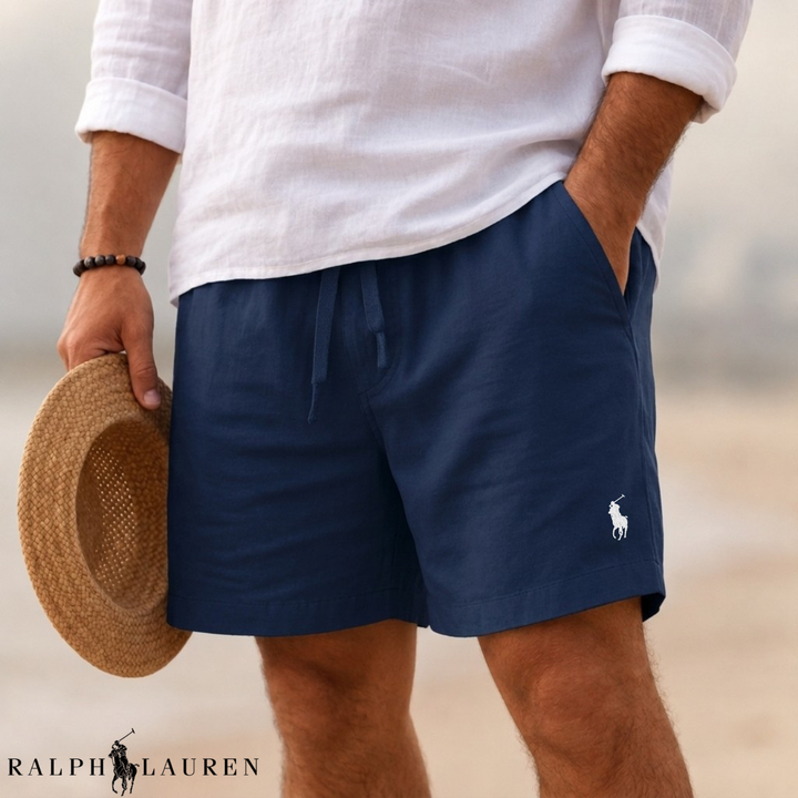 Essential Linen-Blend Shorts || Clearance Sale