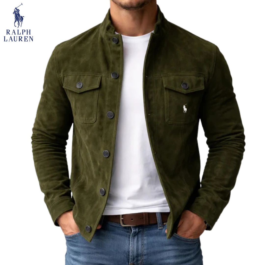 Classic Suede-Style Button Jacket || Clearance Sale