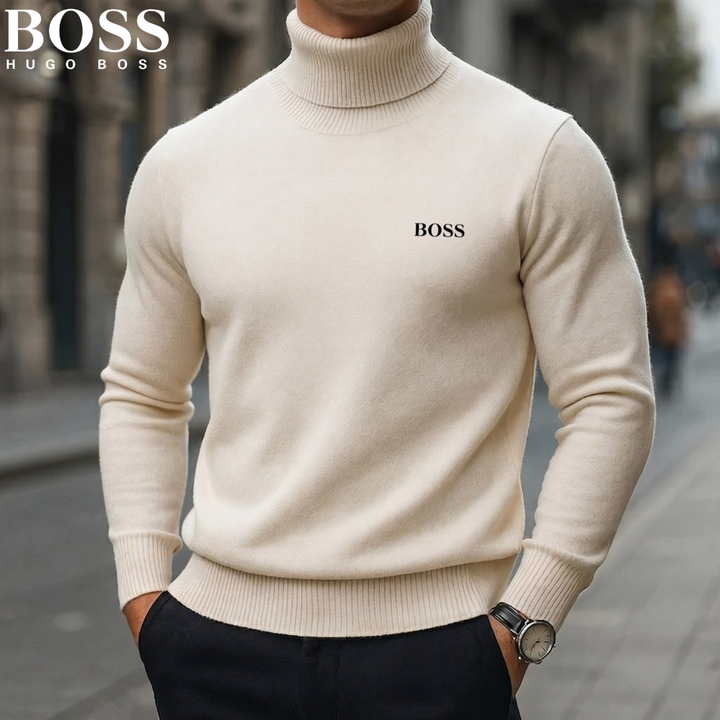 Refined Turtleneck Knit Sweater || Clearance Sale