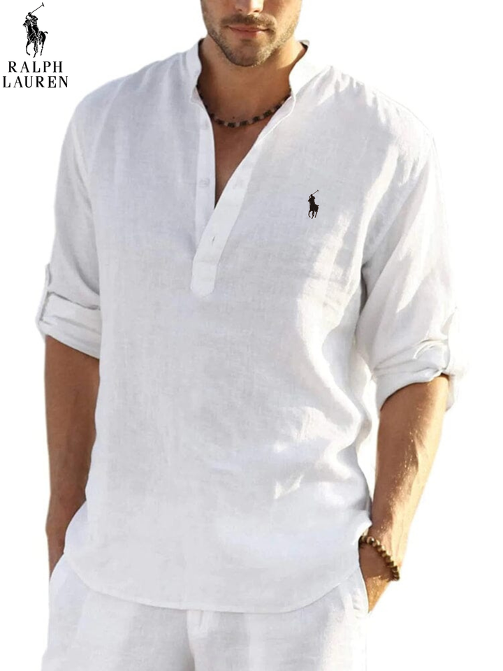 Relaxed Linen Style Shirt || Clearance Sale