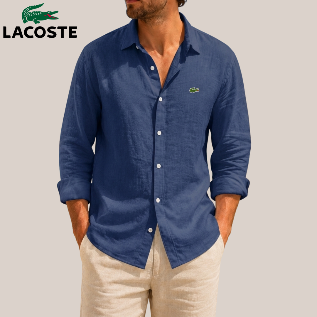 Coastal Linen Shirt || Clearance Sale