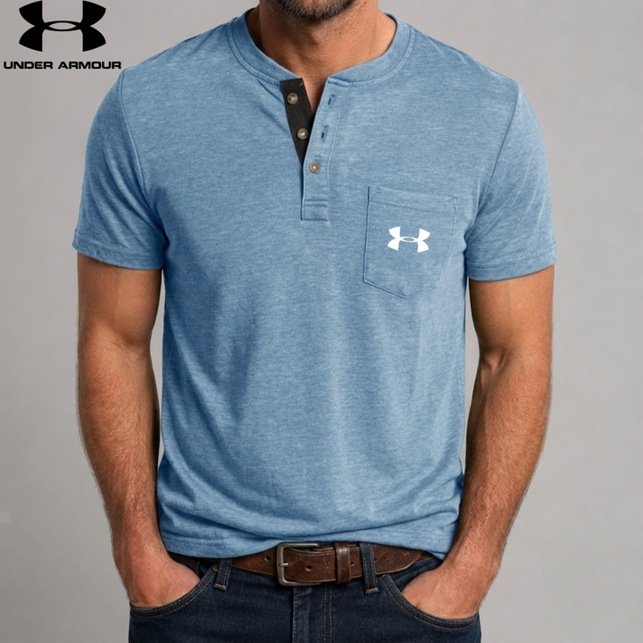 Premium Slub Knit Henley || Clearance Sale