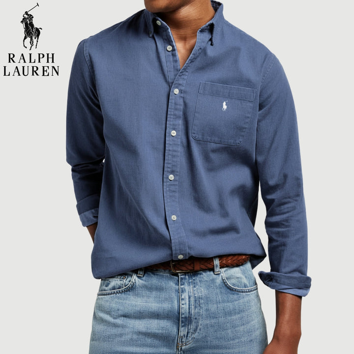 Linen Button-Up Shirt || CLEARANCE SALE