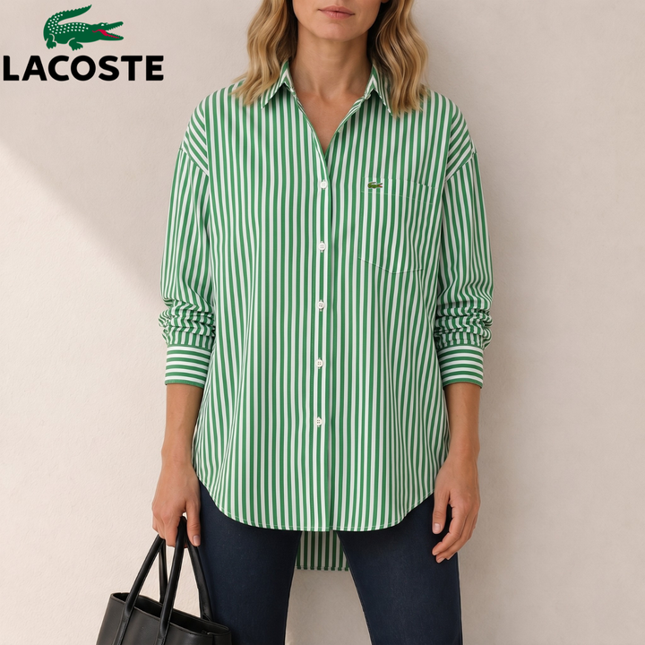 Coastal Stripe Button Shirt || Clearance Sale