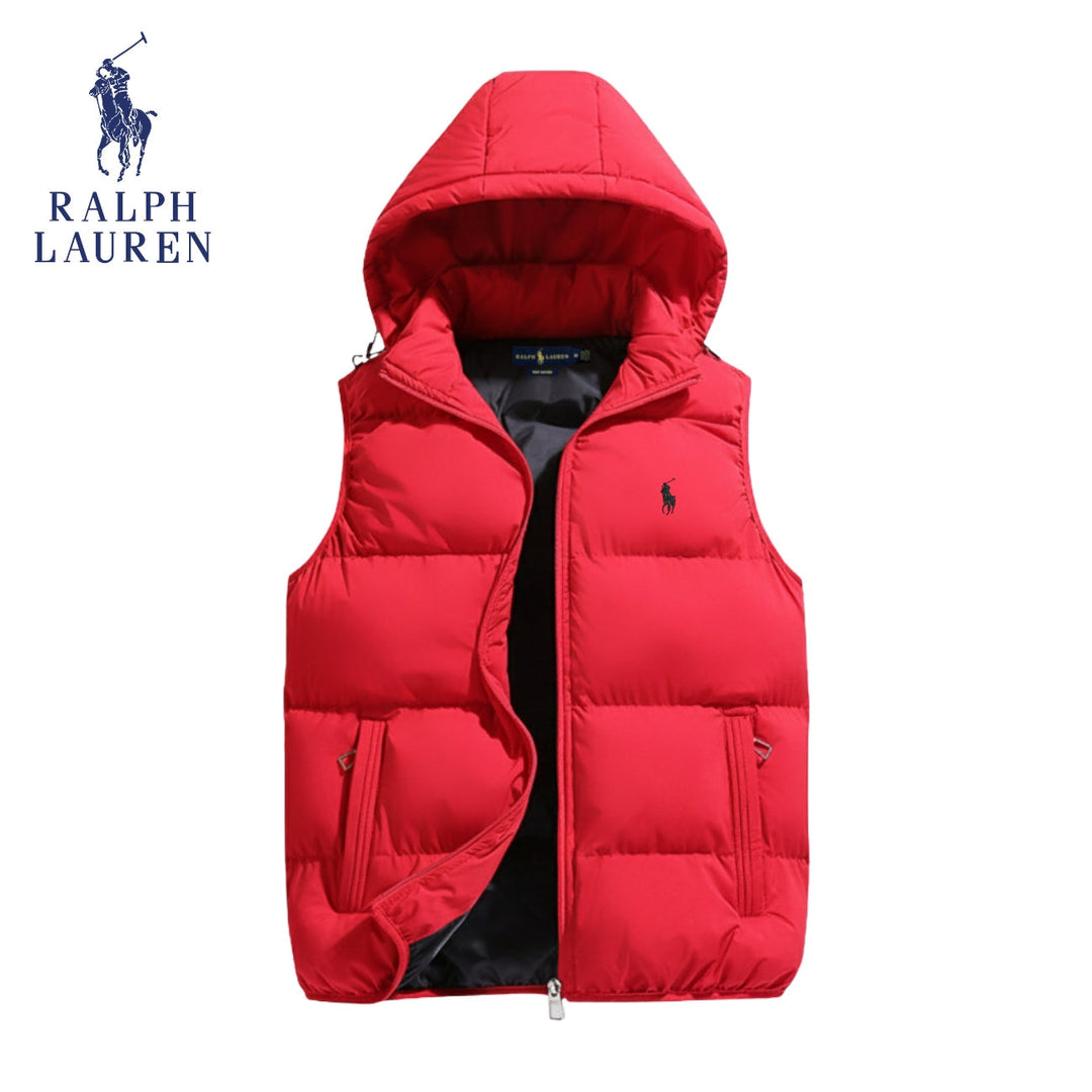 Padded vest with hood || Clearance Sale