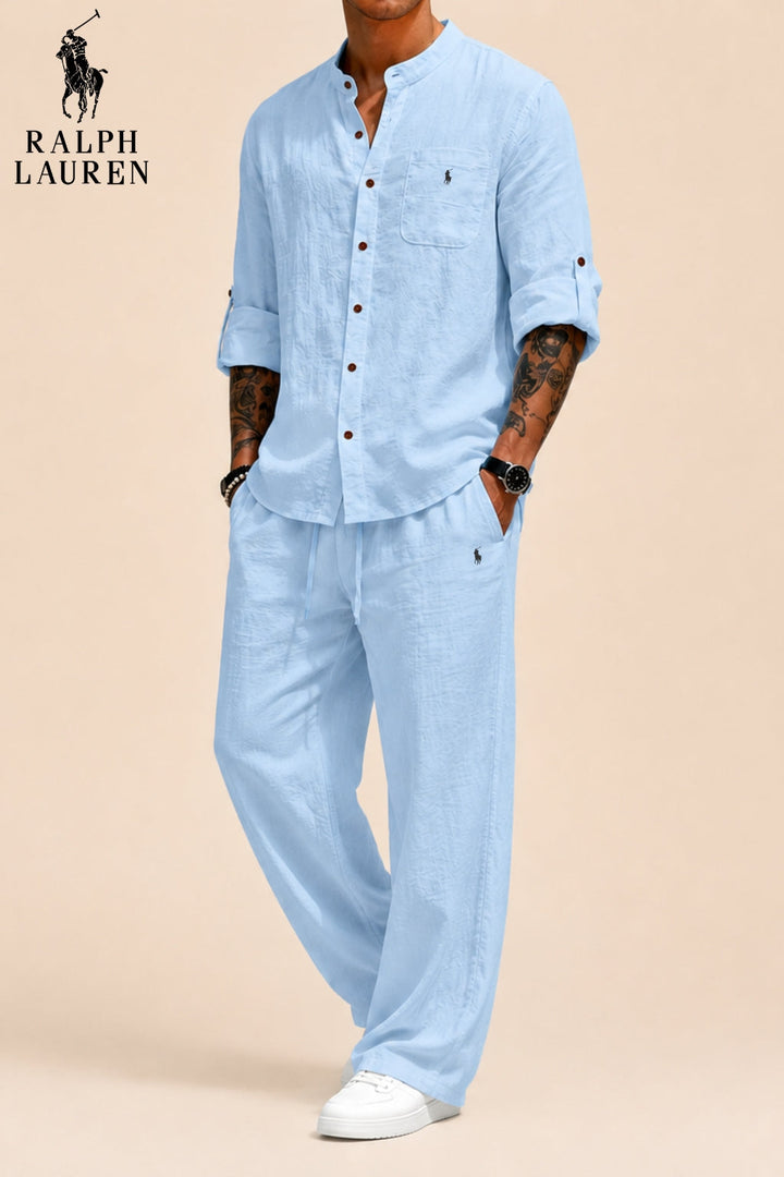 Linen-Cotton Casual Two-Piece Set || Clearance Sale