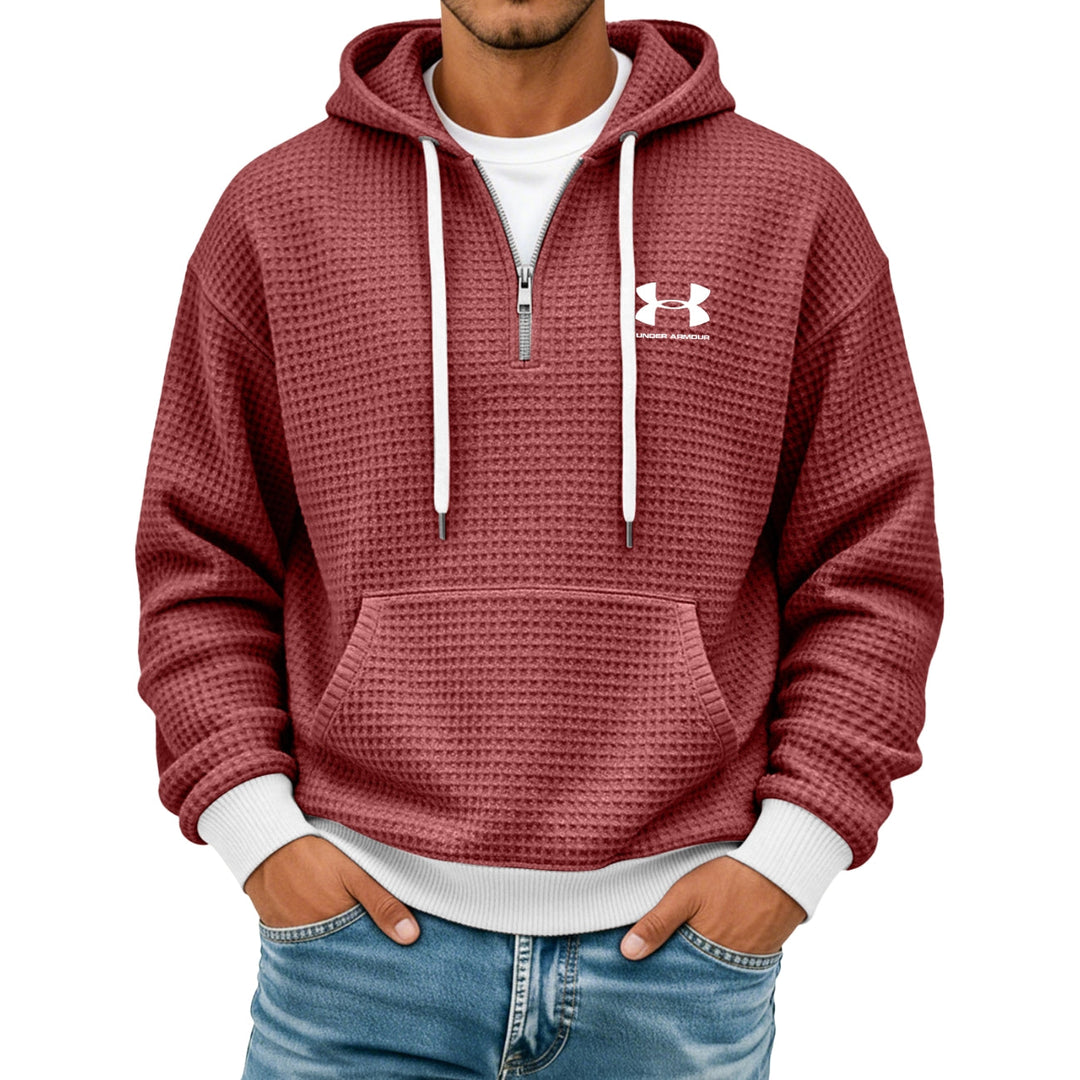 Textured Half-Zip Hoodie - CLEARANCE SALE