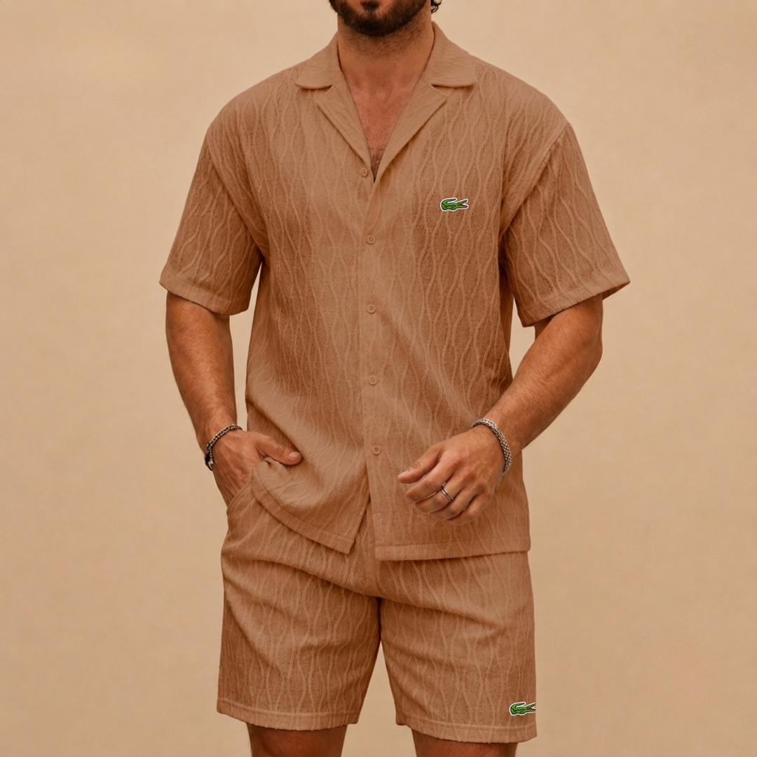 Textured Resort Casual Set - Clearance Sale