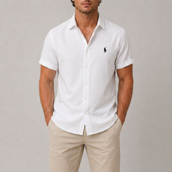 Textured Short Sleeve Shirt - Clearance Sale