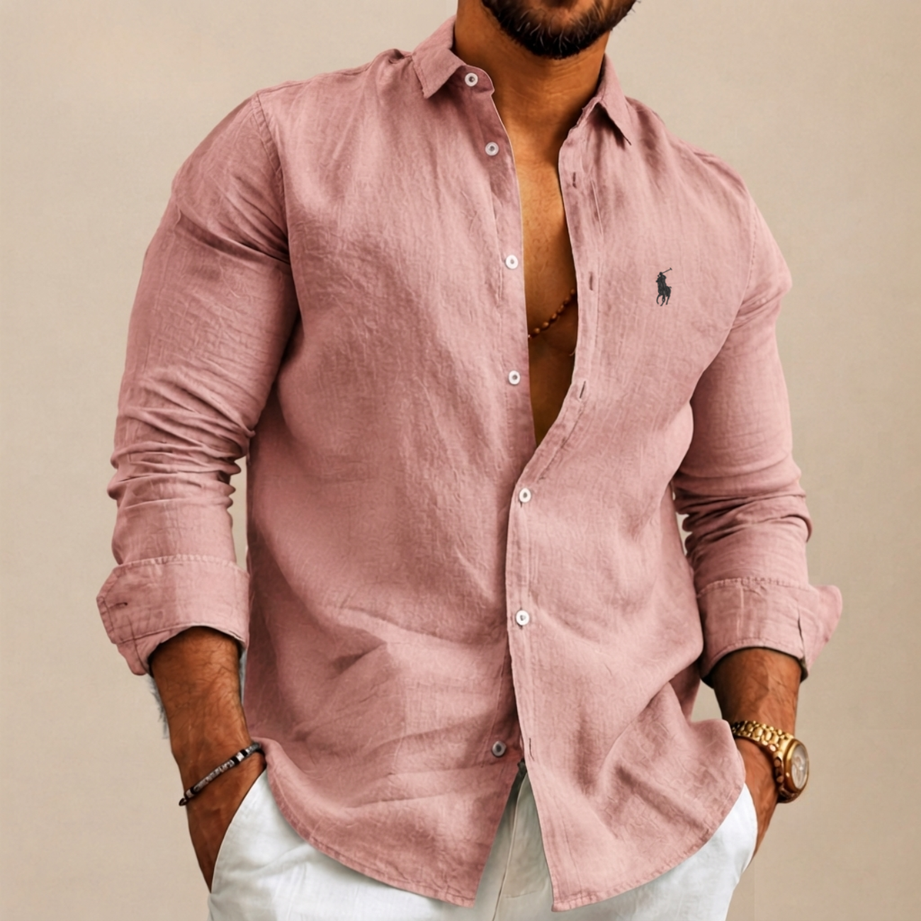 Relaxed Fit Button-Down Shirt || Clearance Sale