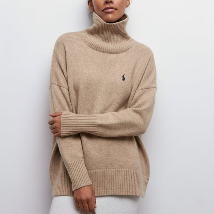 Soft Knitted Turtleneck Sweater || Clearance Sale
