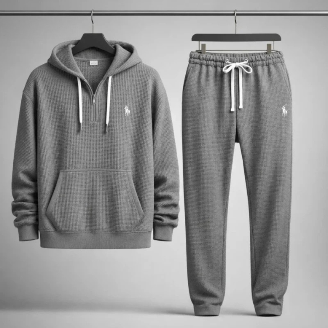 Premium Waffle Knit Lounge Set - Clearance Sale