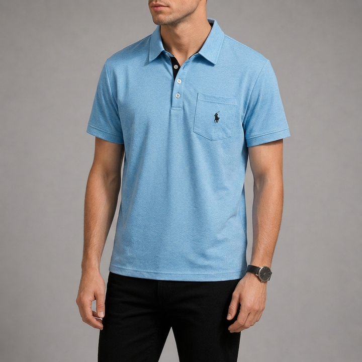 Textured Piqué Pocket Polo - Clearance Sale