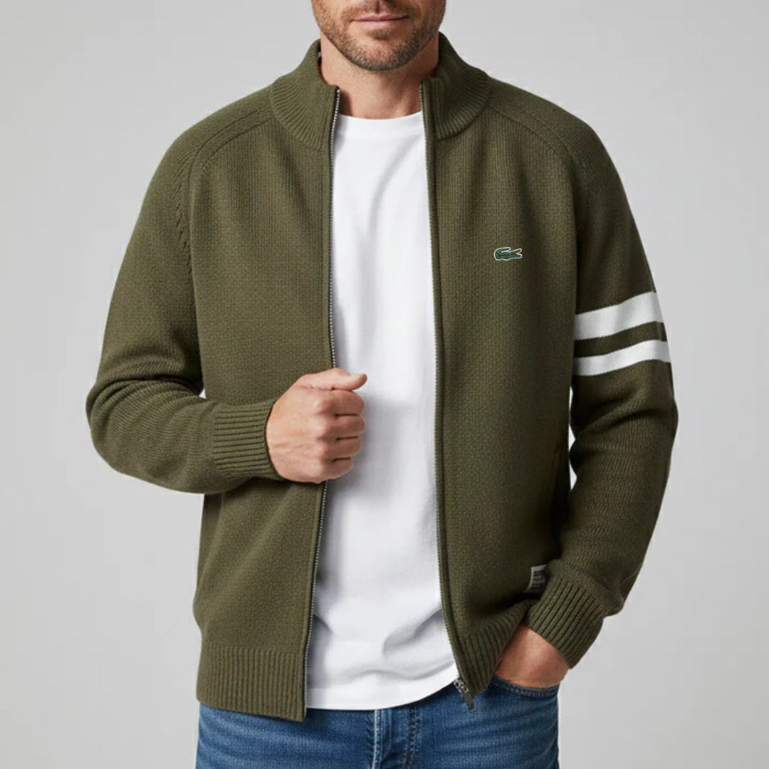 Modern Knit Cardigan with Zipper - CLEARANCE PRICE
