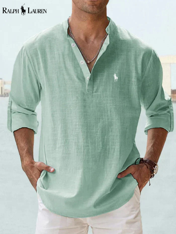 Modern Fit Long-Sleeve Shirt for Smart Casual Wear