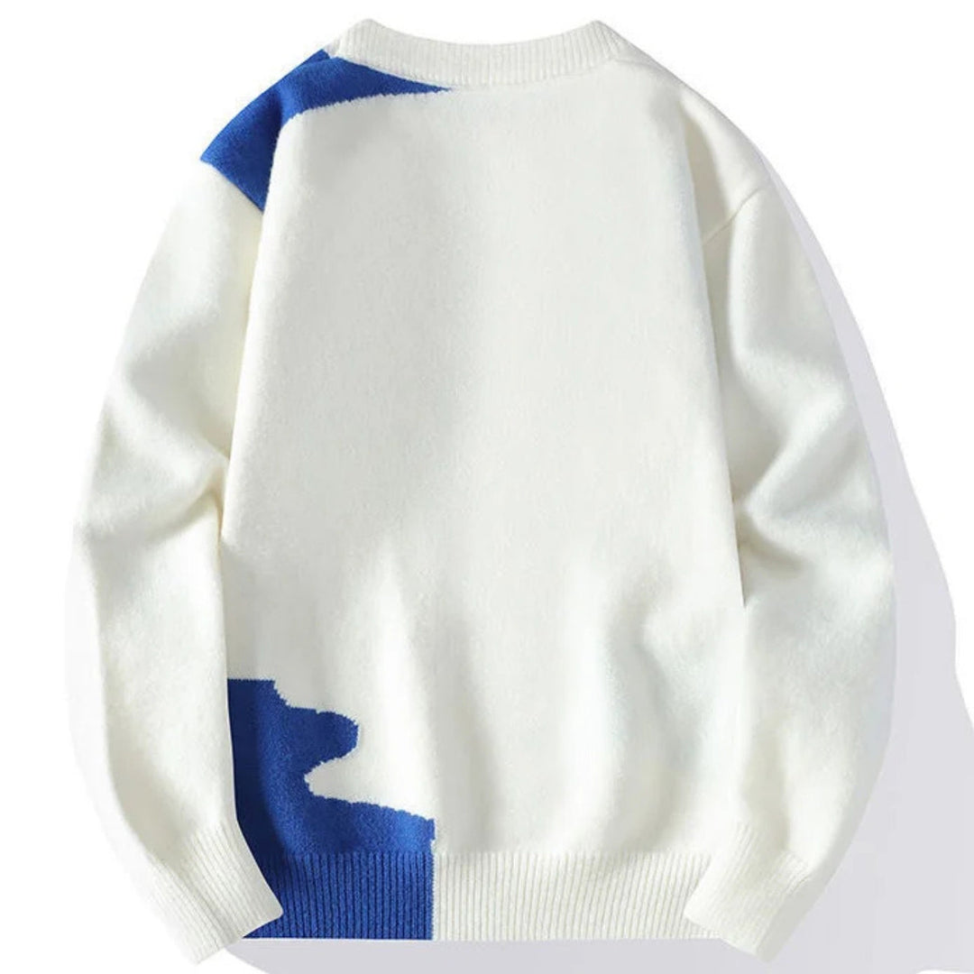 Textured Patchwork Sweater - CLEARANCE SALE