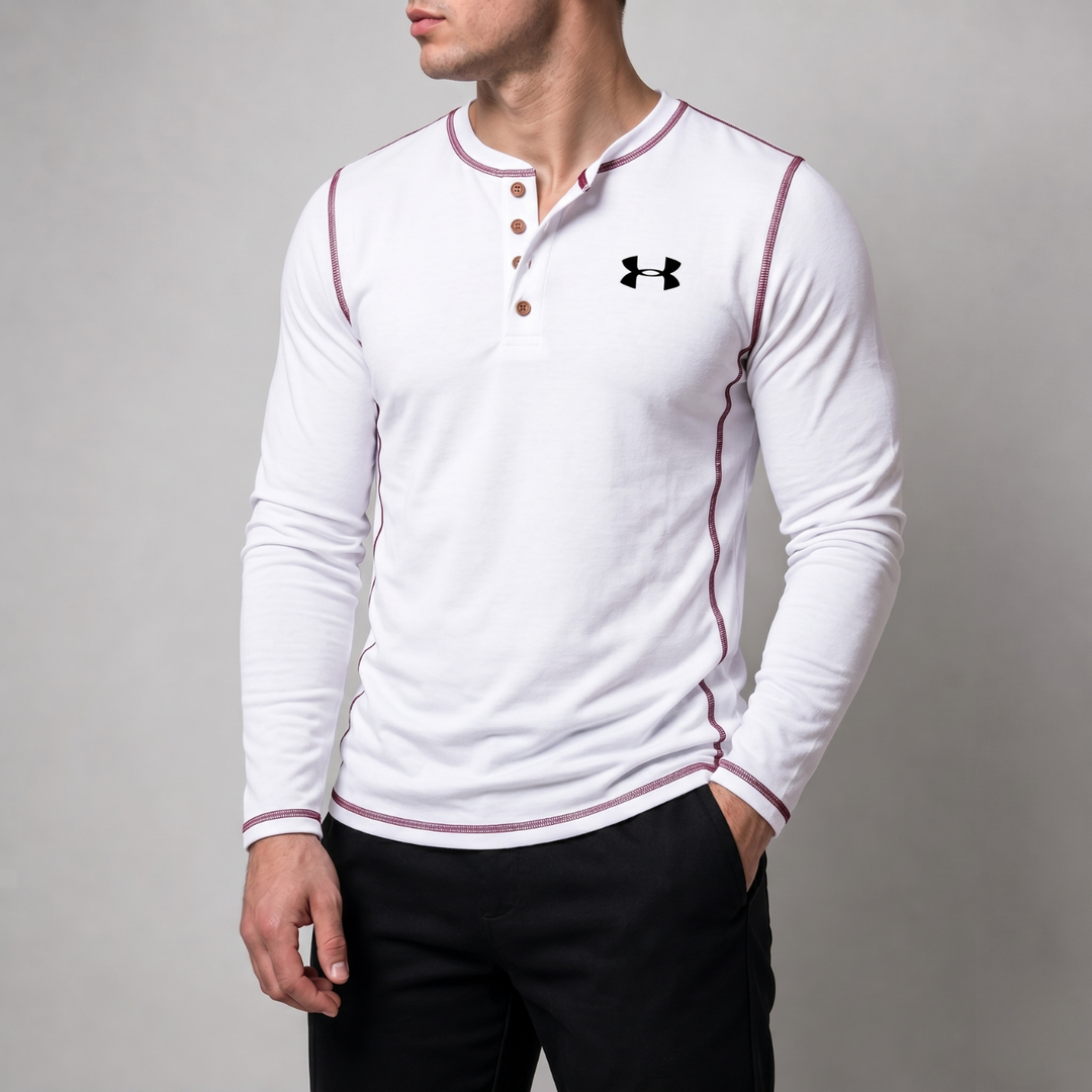 Long-Sleeve Henley - Clearance Sale