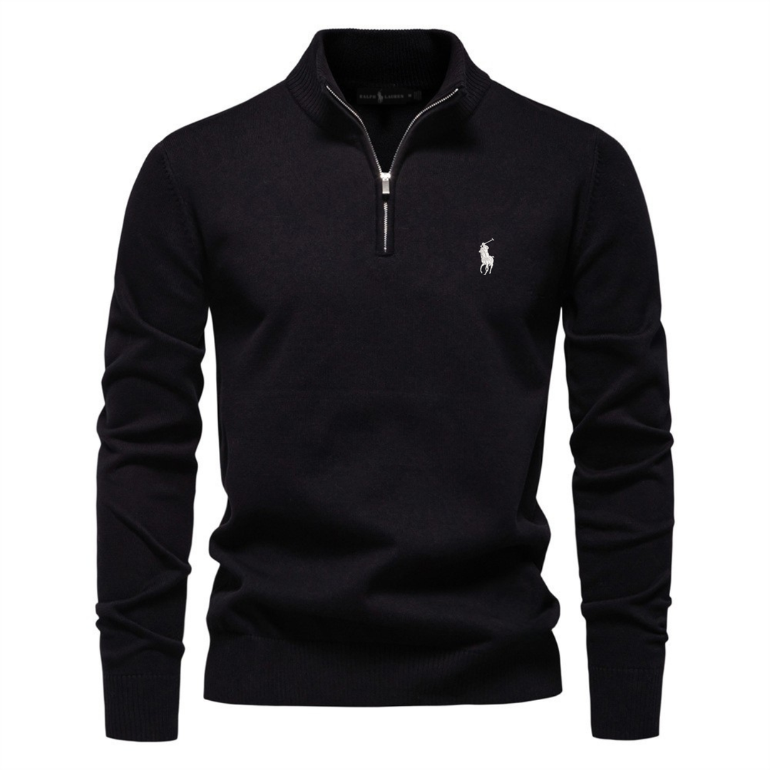 Premium Half-Zip Knit Sweater - Clearance Sale