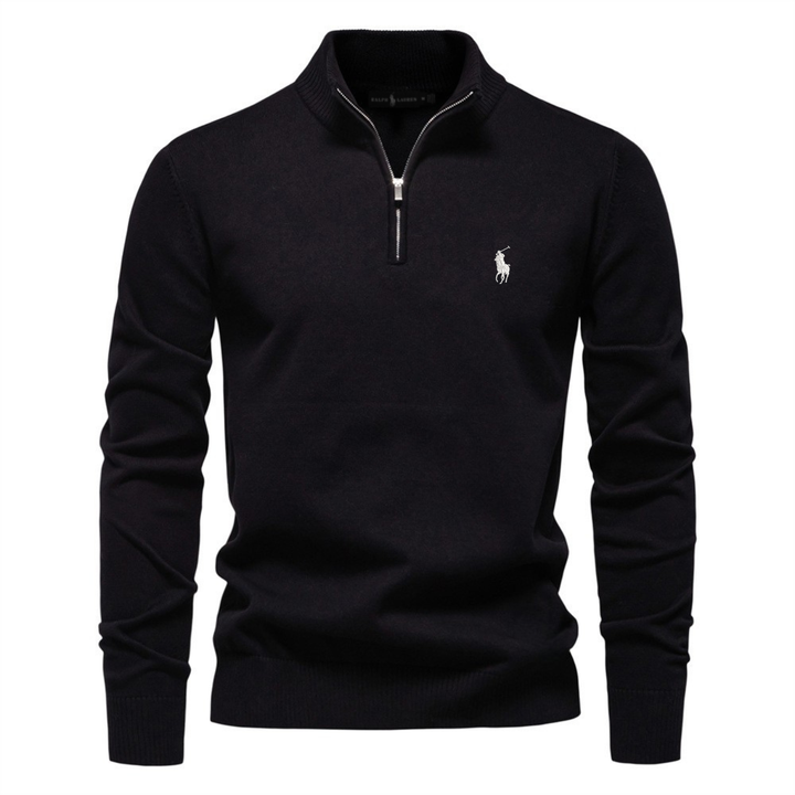Premium Half-Zip Knit Sweater - Clearance Sale