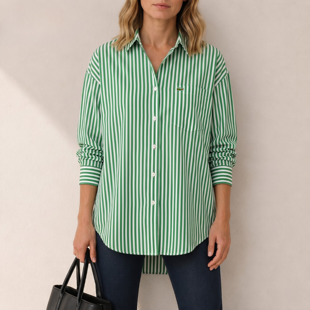 Coastal Stripe Button Shirt - Clearance Sale