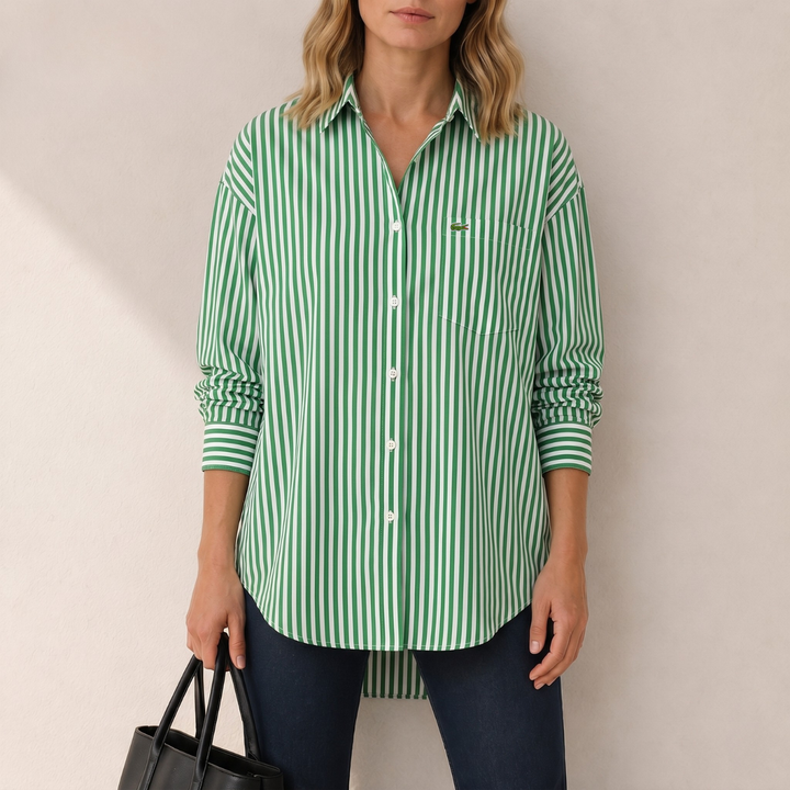 Coastal Stripe Button Shirt - Clearance Sale